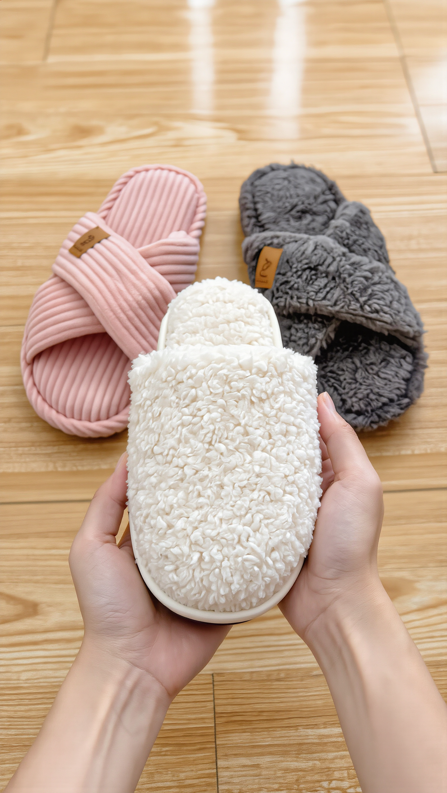 Velvet Warm slippers