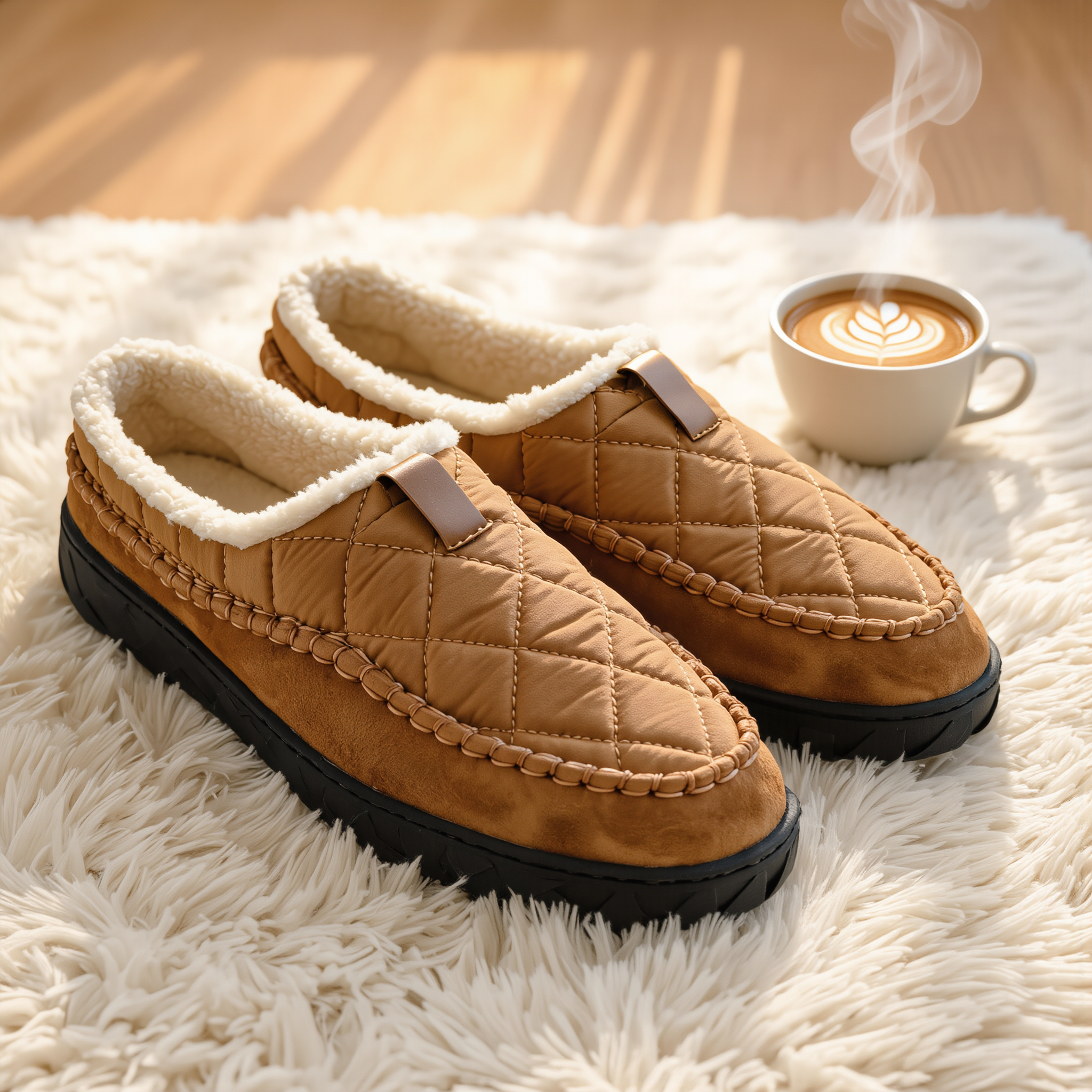 Morning coffee scene